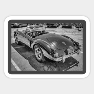 1960 MG MGA Roadster Sports Car Sticker